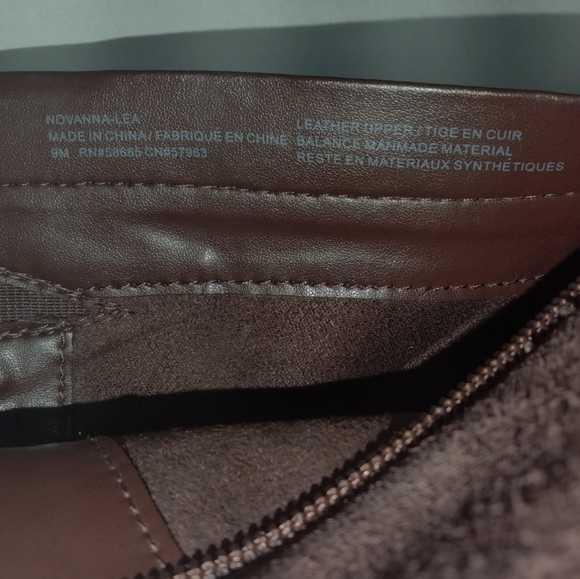 NWOT Nordstrom Novanna Buttery Soft Genuine Suede Ankle Booties in Brown Sz. 9 - Picture 7 of 9